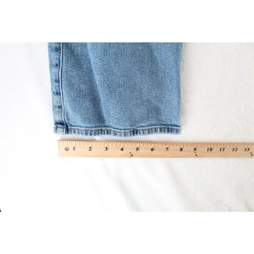 Hollister Women’s 5R Ultra High Rise Dad Jeans 27x31 Light Wash Cargo Utility - Picture 11 of 11